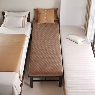 床边加宽拼接床儿童大人可睡铁艺软包侧边床加固折叠单人床可移动