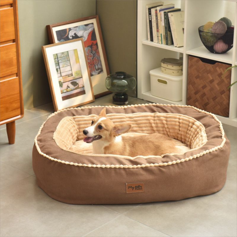 狗窝冬加厚超大号狗狗窝防寒加厚猫窝四季通用冬季保暖金毛狗狗睡