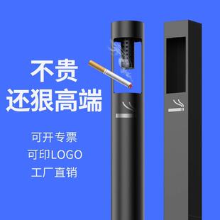 不锈钢烟灰桶落地烟灰柱立式灭烟头垃圾桶烟蒂收集烟灰户外灭烟柱