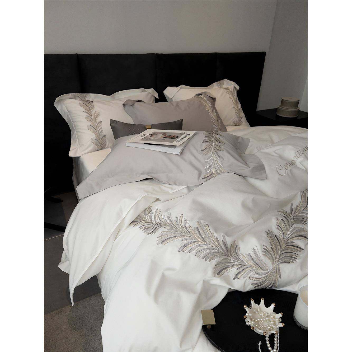 轻奢羽毛刺绣被套100支长绒棉四件套高档纯棉床单四季床上用品,鲜花速递/花卉仿真/绿植园艺,割草机/草坪机,淘宝优惠券,粉丝福利购,淘宝优惠卷