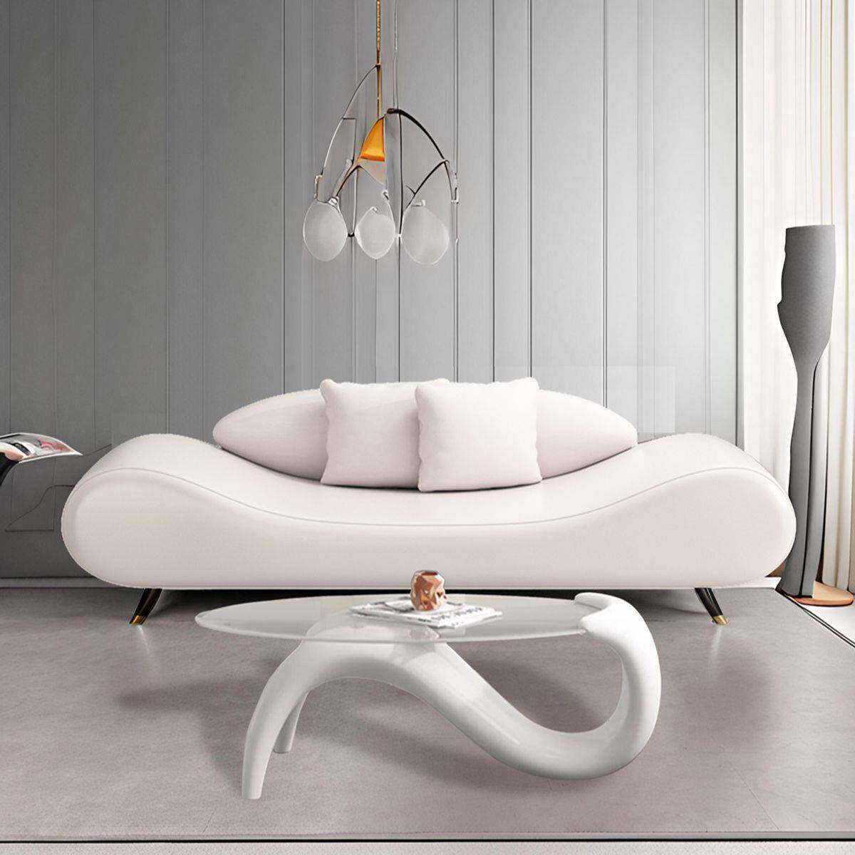 个性创意小户型猫抓皮沙发现代店铺异形办公艺术简约时尚休闲家具