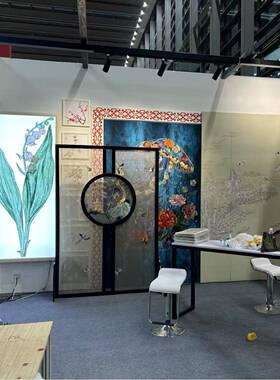 双面刺绣艺术Embroidery Mall Exhibitions 轻奢入户