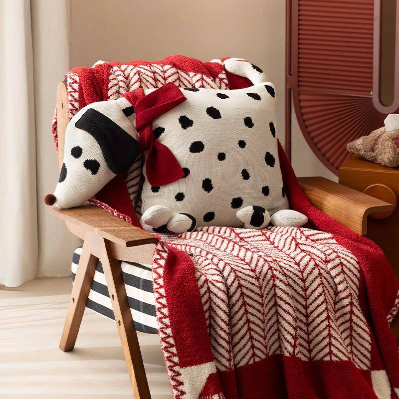 抱枕新年客厅沙发可爱创意飘窗装饰过年办公室腰靠床头上靠枕靠垫