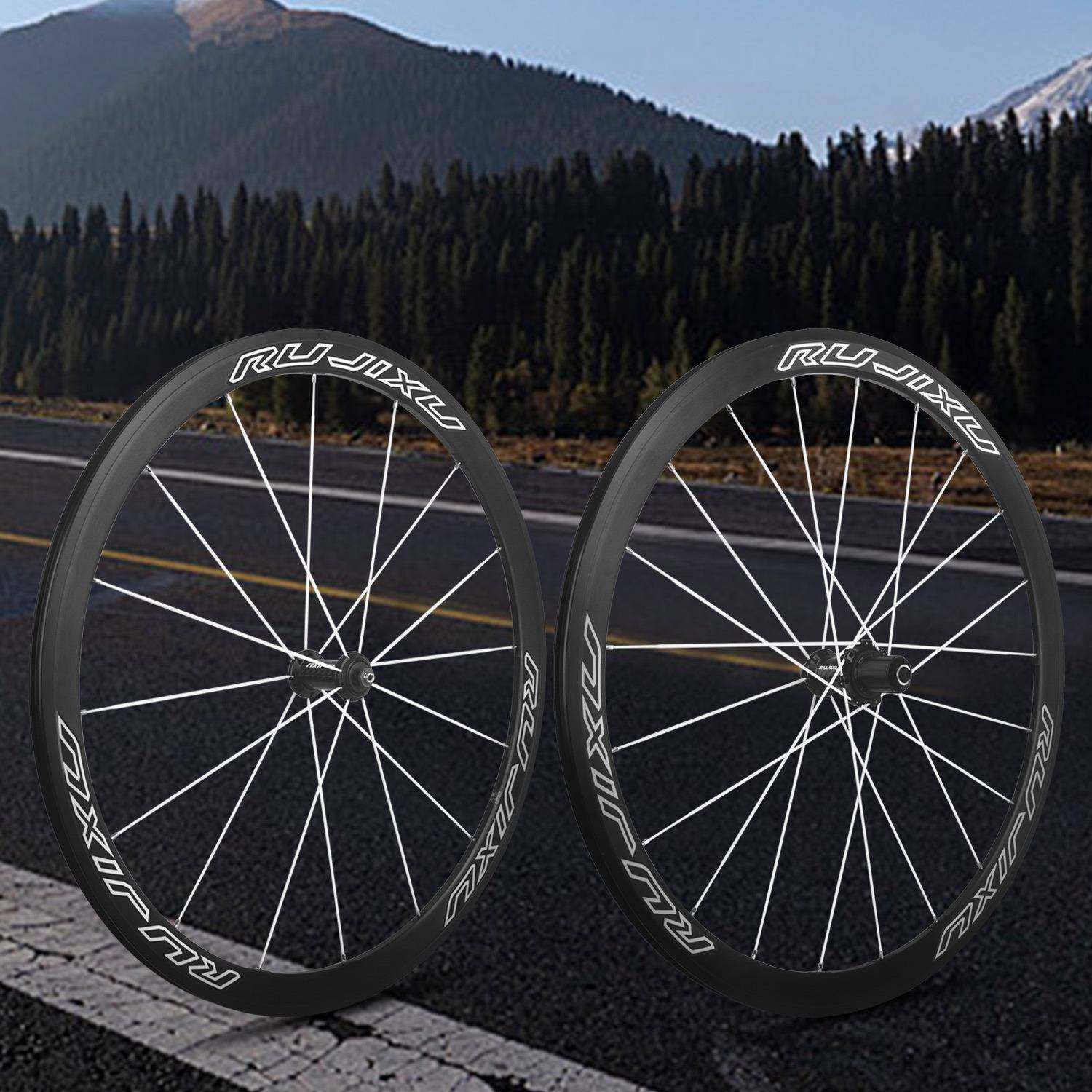 120响700CRUJIXU公路自行车轮组V/C 圈刹直拉扁条框高30/40/50mm