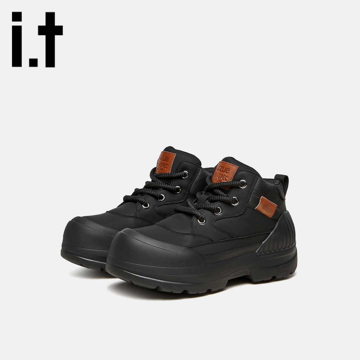 it izzue高帮厚底马丁靴潮牌增高男鞋休闲板鞋学生系带工装鞋子v,流行男鞋,健步鞋,淘宝优惠券,粉丝福利购,淘宝优惠卷