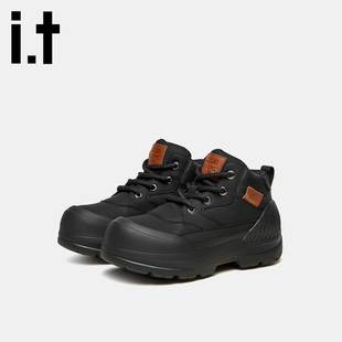 鞋 学生系带工装 休闲板鞋 子v izzue高帮厚底马丁靴潮牌增高男鞋