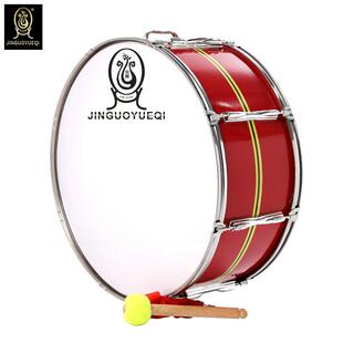 金果乐器三色不锈钢压圈大军鼓军乐队大鼓大队鼓少先队大鼓西洋鼓