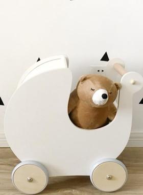 德国sebra婴儿学步车宝宝学走路推车游戏车助步车儿童木质玩具