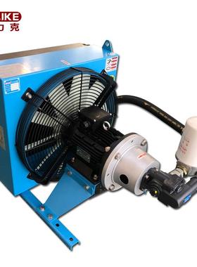 DXX自带油泵自吸循环风冷却器齿轮箱散热器减速机VG320油散热换热