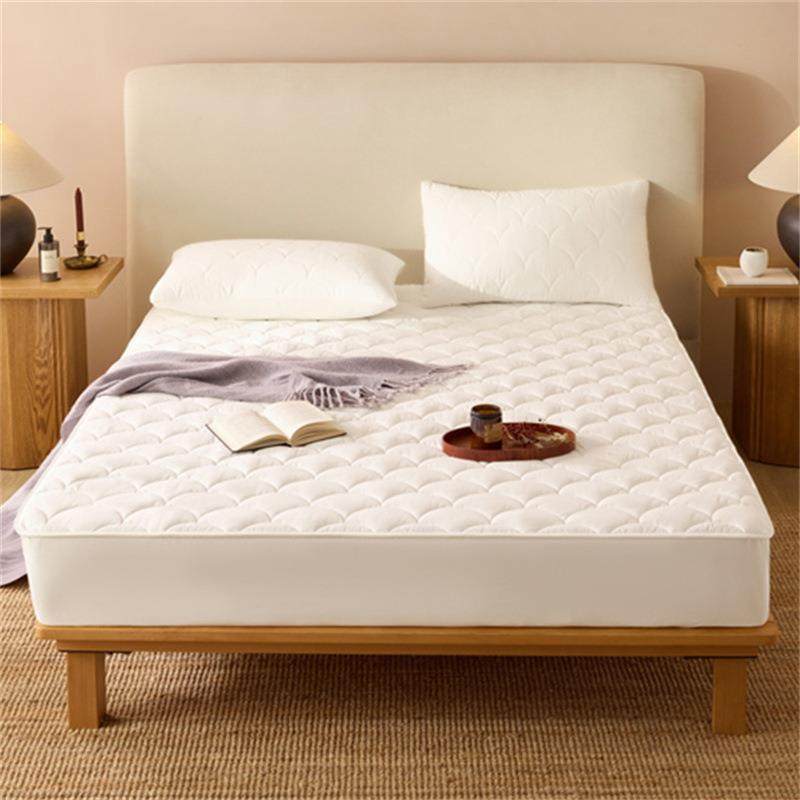 简约纯色全棉夹棉绗缝床笠家用席梦思床垫保护套防滑床单床罩,清洗/食品/商业设备,风口/风叶/风机配件,淘宝优惠券,粉丝福利购,淘宝优惠卷