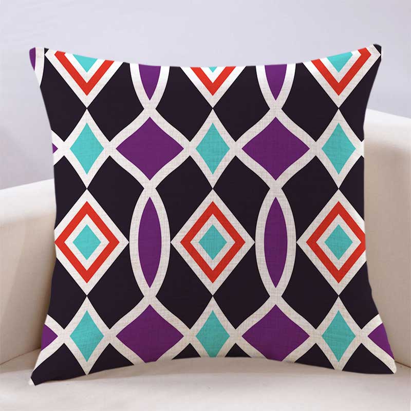 2022新款现代简m约几何复古抱枕客厅沙发座椅靠背车载腰枕床上枕