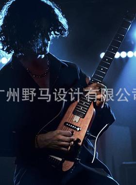 DONNER唐农电吉他HUSHX专业级系列摇滚入门初学者学生无头电吉他