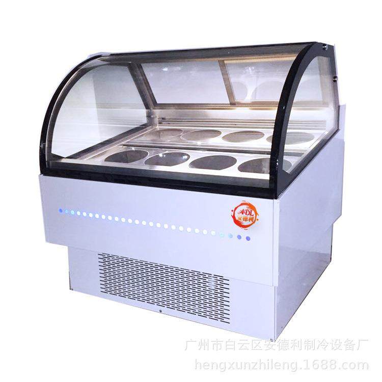 厂家直供冰淇淋展示柜 冰激凌展示柜 圆桶冰淇淋柜雪糕冷藏柜