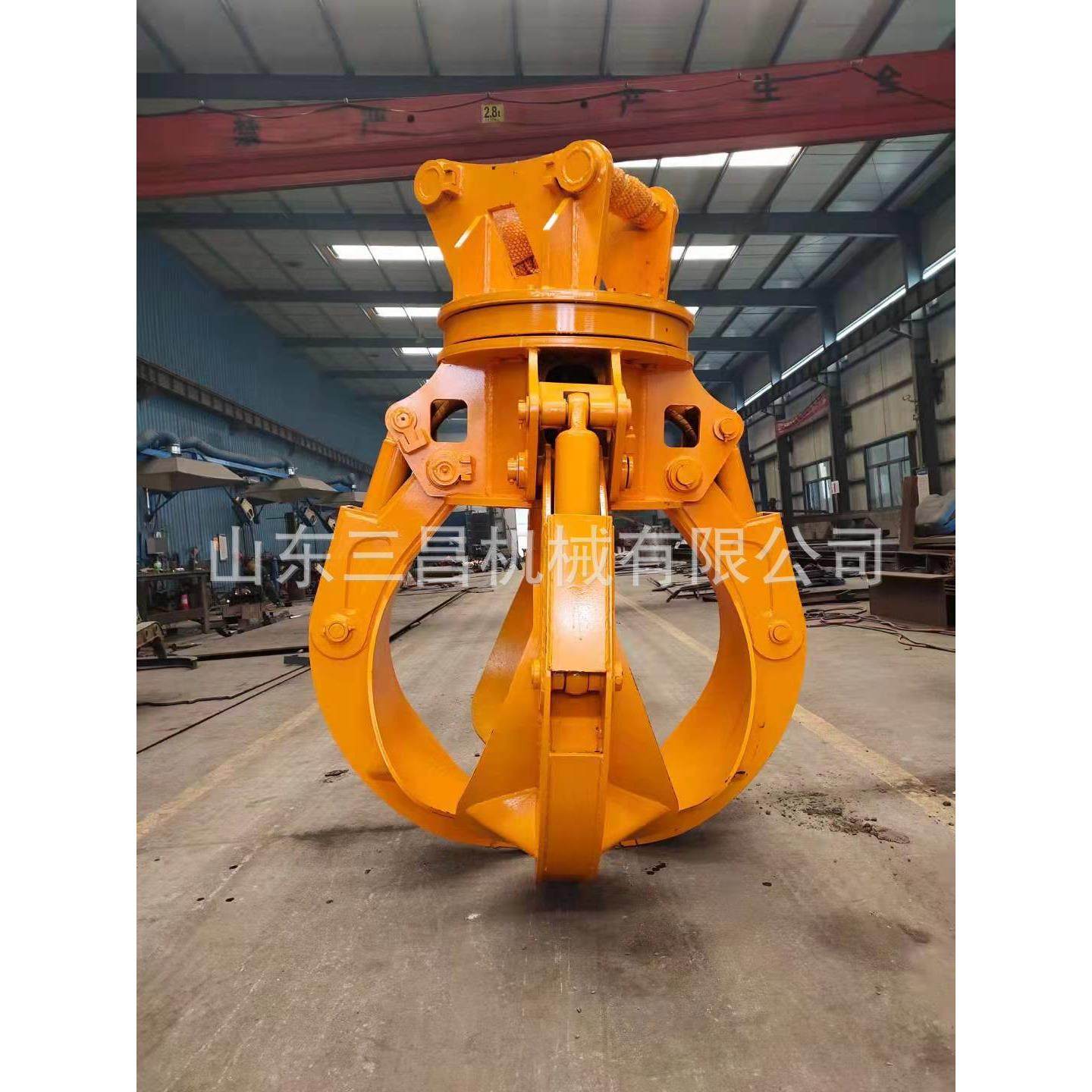 多瓣式 5T行车爪子 200挖机属具 4瓣5瓣抓钢机梅花抓