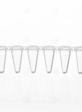 3310178白色pcr管8连管光学平盖0.1mLPCR8联排管盖Virya