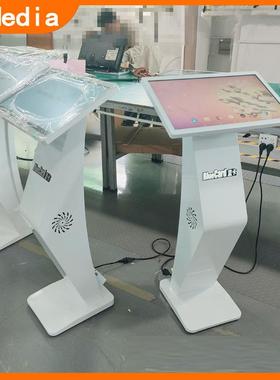 18.5/19寸问答签名自助查询一体机 卧式K型白色现货 可加人脸识别
