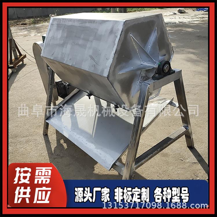 火烧铁件去毛刺 曲阜海晟六角滚筒研磨机 去油除锈八角抛光机