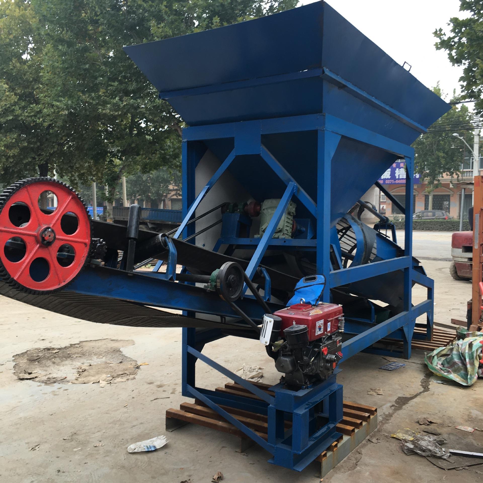大型滚筒筛砂机 多功能振动筛沙机 50型砂石分离机 砂石厂筛沙机