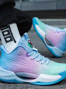 官方正品KT7氮防滑篮球鞋男儿童青少年专业轻便透气运动鞋女夜光