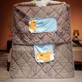 抱枕被子两用二合一毯子折叠靠枕车用办公室午休毯子枕头汽车靠垫