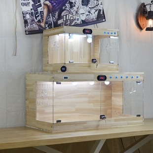 实木爬虫箱陆龟箱蜥蜴箱蛇箱保温箱爬虫加温箱陆龟守宫碳化爬宠箱