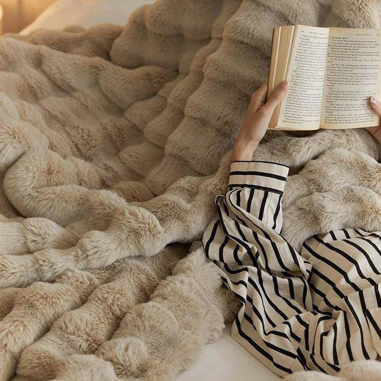 托斯卡纳兔毛绒毛毯冬季加厚珊瑚绒小毯子办公室午睡毯沙发盖腿毯,金属材料及制品,金属加工件/五金加工件,淘宝优惠券,粉丝福利购,淘宝优惠卷