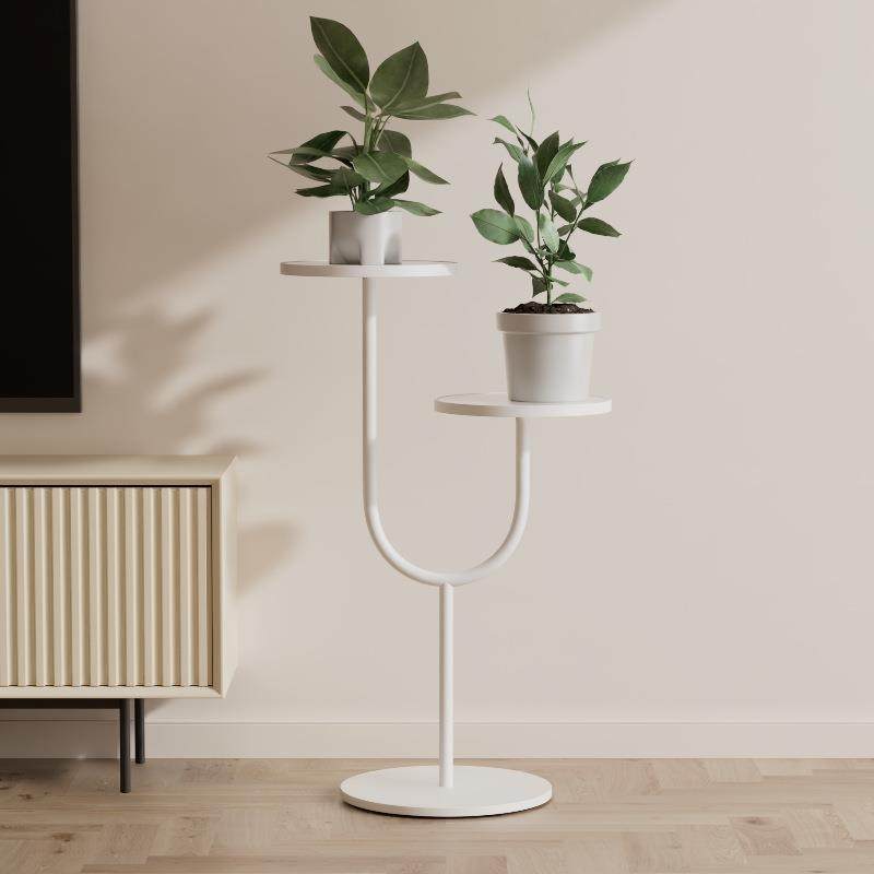 北欧岩板铁艺简易绿萝花盆子架欧式客厅阳台卧室床边落地式置物架,金属材料及制品,金属加工件/五金加工件,淘宝优惠券,粉丝福利购,淘宝优惠卷