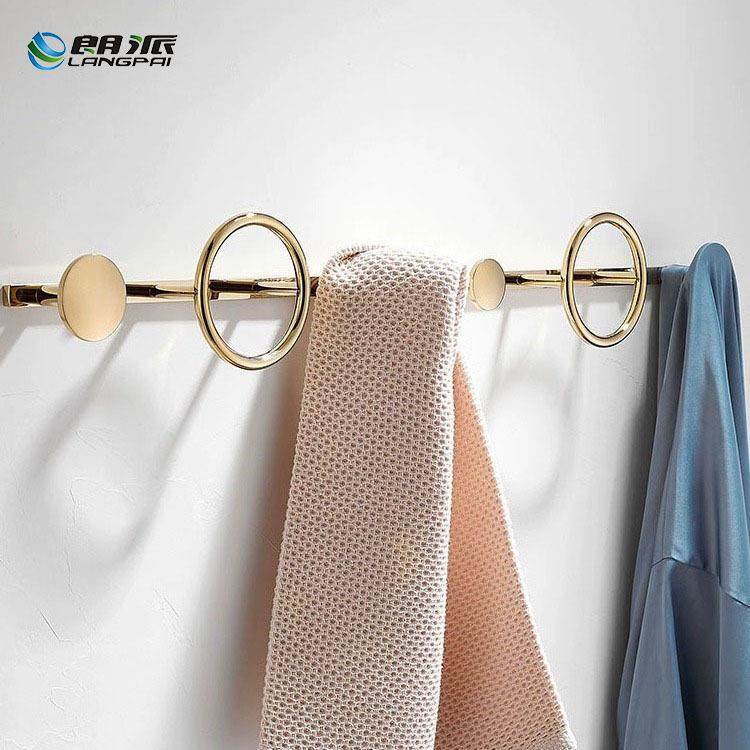 全铜轻奢壁挂式挂衣钩简约家用排钩衣架衣服挂钩墙上免打孔收纳,金属材料及制品,金属加工件/五金加工件,淘宝优惠券,粉丝福利购,淘宝优惠卷