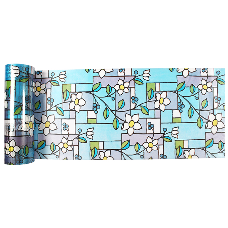 玻璃贴膜隔热彩色磨砂透光不透明自粘玻璃K贴纸阳台浴室移门玻璃