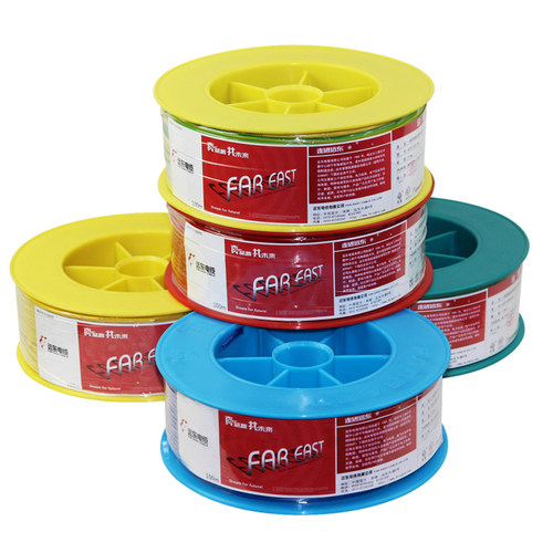 远东电线电缆BV4平方国标铜芯家装空调热水器电线 单芯单股阻燃