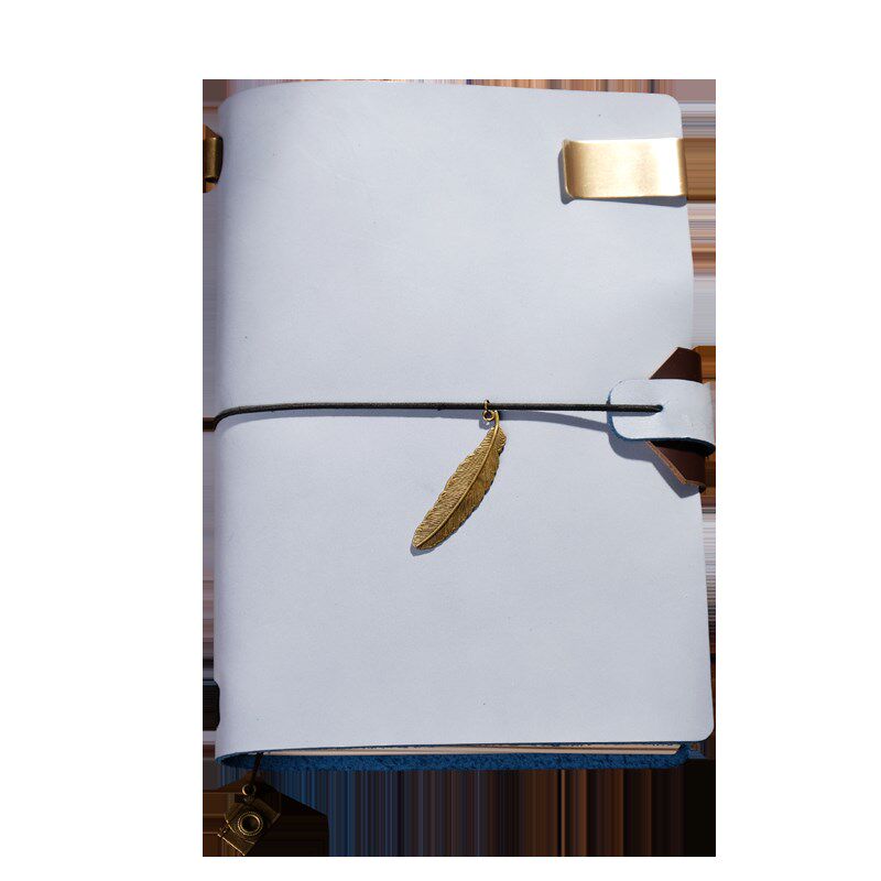 雾蜡手账本旅行本笔记本创意牛皮日记本记事本子复古活页tn手帐本