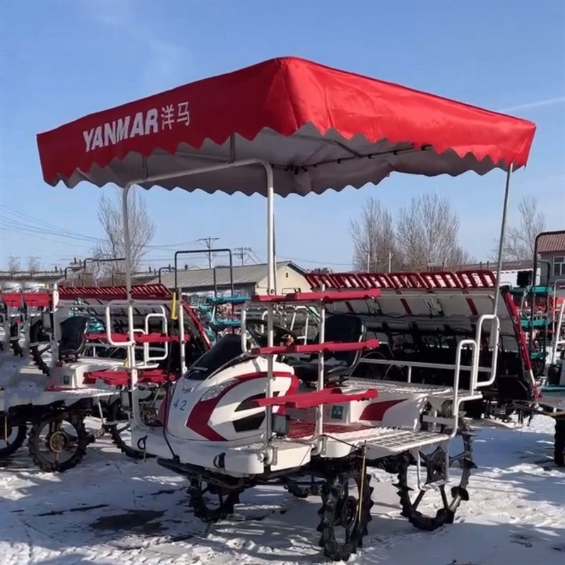 高速插秧机遮阳篷新款r配套镀锌钢管架构稳固篷布加厚遮阳棚