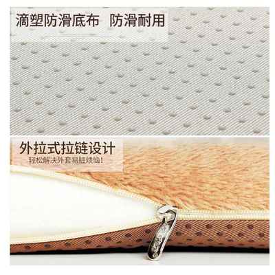 记忆棉坐垫学生教室冬天凳子垫子宿舍椅子椅垫舒适毛绒保暖座垫软