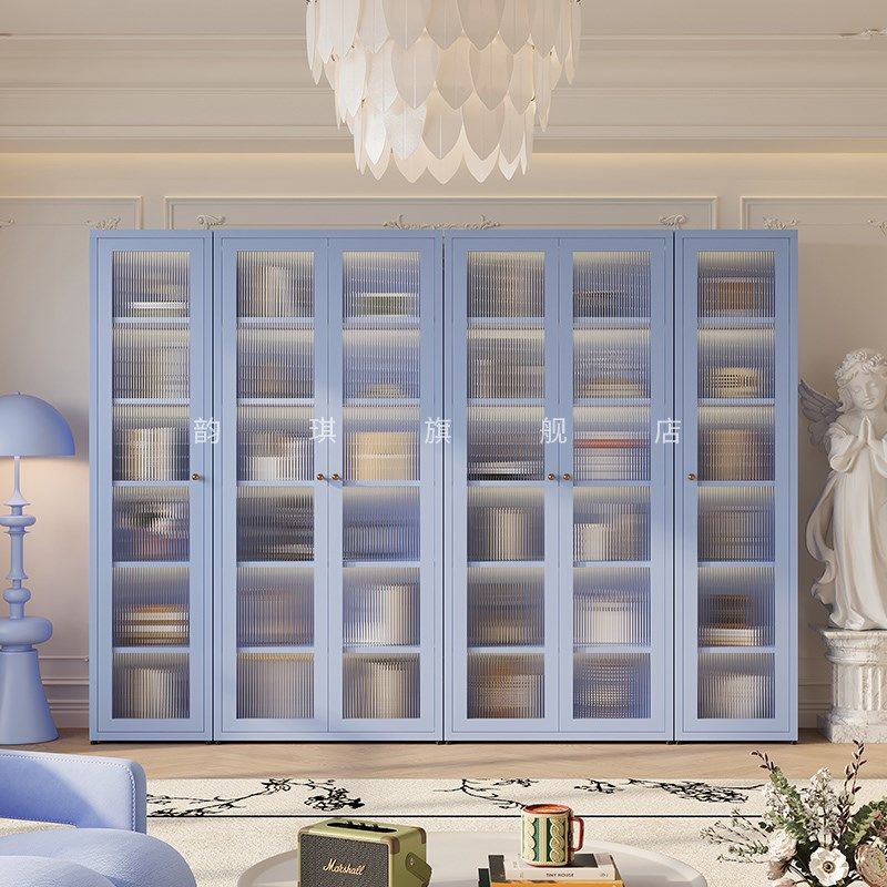 新款书柜家用儿童书架客厅书柜带玻璃门防尘落地收纳柜简约收纳柜,住宅家具,单个书柜,淘宝优惠券,粉丝福利购,淘宝优惠卷