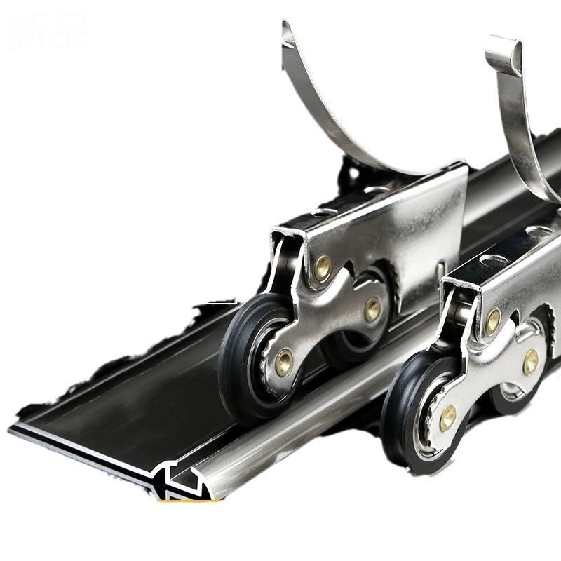 推拉门滑轮衣柜门滑轮下轮浴室玻璃移门轮橱柜轨S道滚轮双凹轮凸