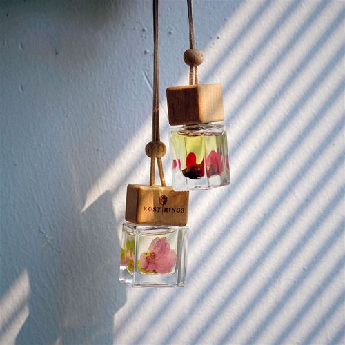 Rosy Rings 无火悬挂式车载持久香薰吊坠 香水精油挂件 rosyrings