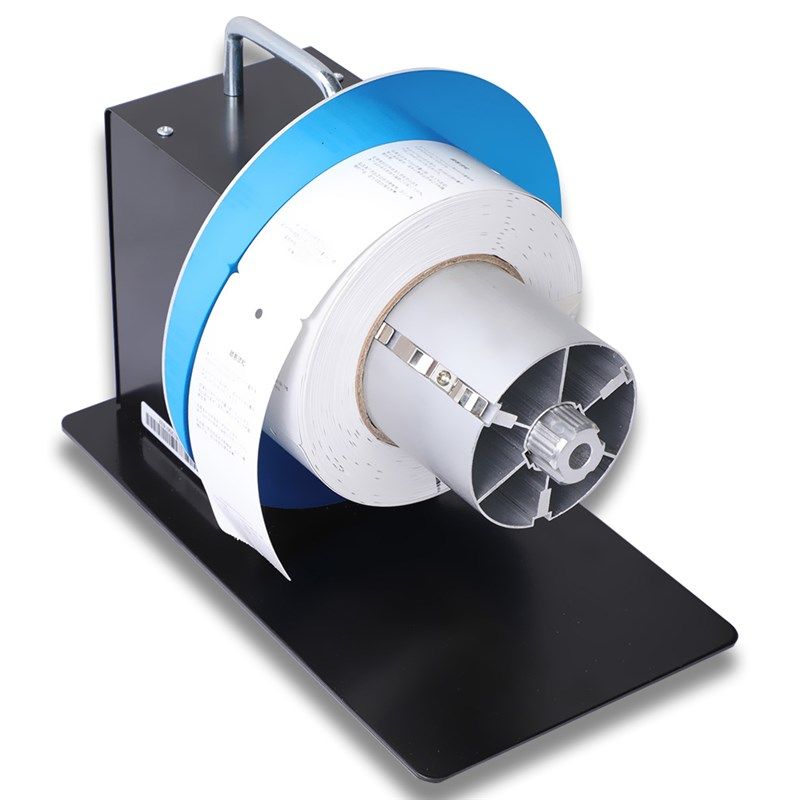 标签回卷器 全自动双向可调速条码不干胶收绕纸 吊牌洗水唛卷标机