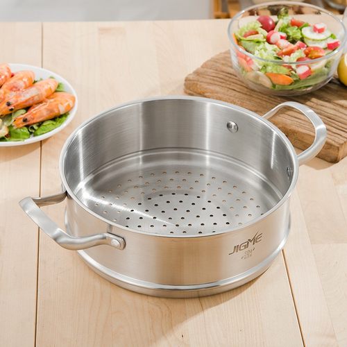 304不锈钢蒸笼蒸锅加高笼屉24厘米26寸28 M30cm家用加厚的蒸屉蒸