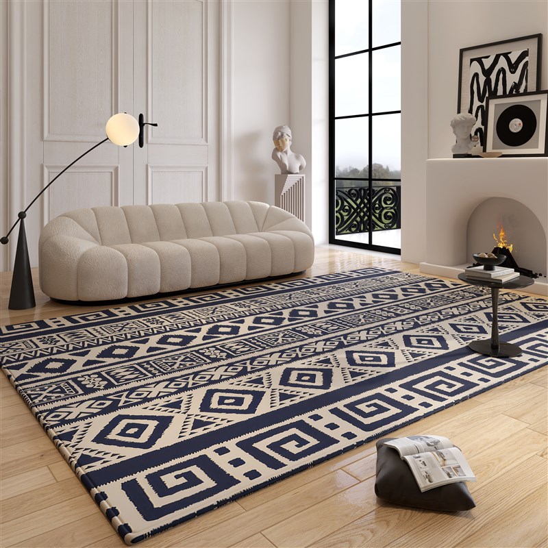 卧室床边地毯客厅2024新款免洗可擦地垫大面积全铺高级感茶几垫子