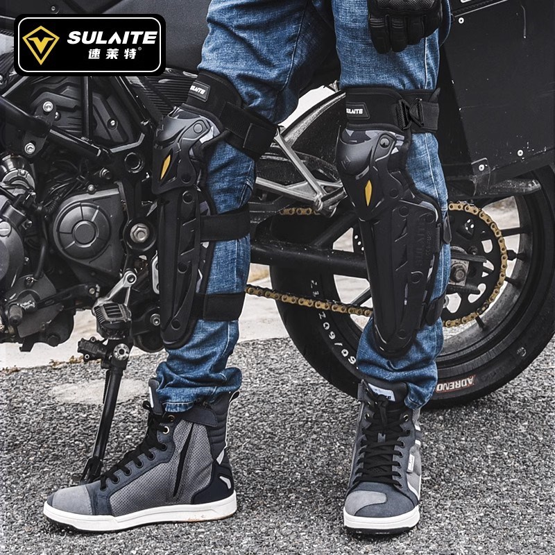 速莱特摩托车护膝护肘越野机车骑行护具防风骑行装备男女四季通用