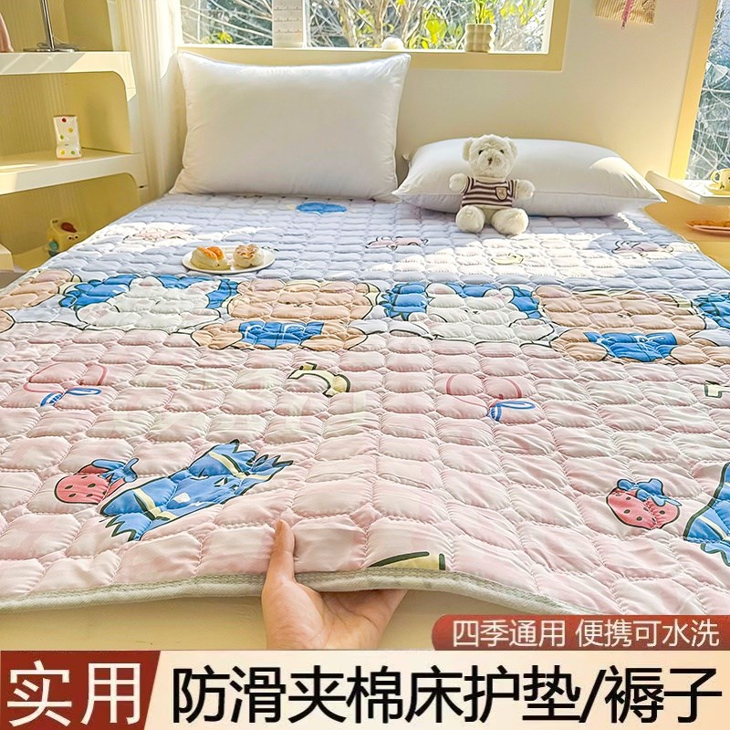 床垫软垫家用卧室垫被褥子防滑床护垫床宿舍学生单人床盖炕单铺底