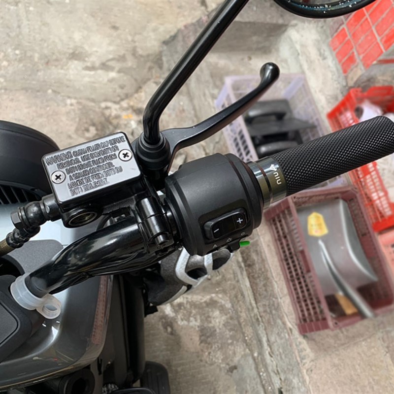 适用小牛电动车 N1S改装手把胶套 U+油门握把NGT车把手套把手转把