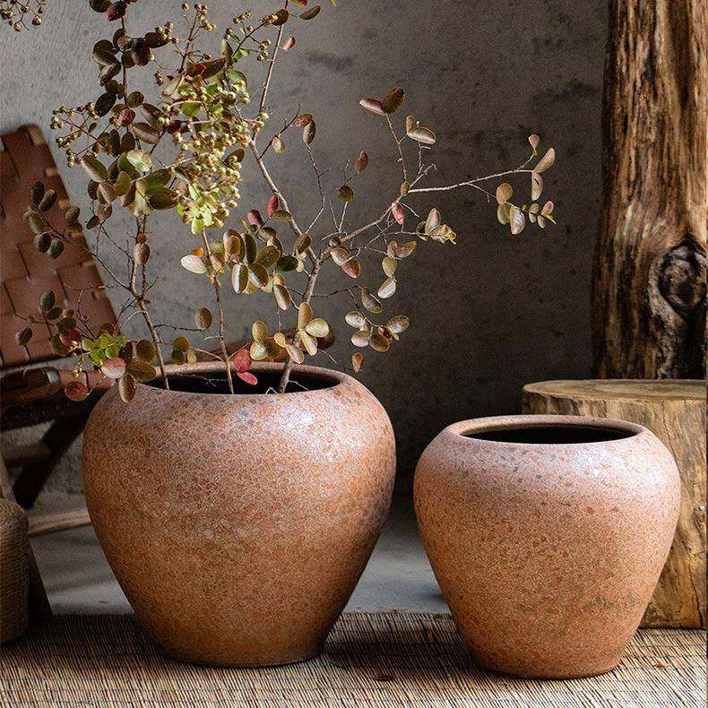 粗陶现代陶罐花盆复古红陶釉色大号花瓶绿植种植盆装饰摆件花坛缸,自行车/骑行装备/零配件,更多零件/配件,淘宝优惠券,粉丝福利购,淘宝优惠卷