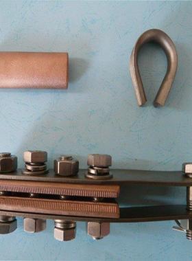 铁路接触网电力金具配件JL03-2005接触线中心锚结线夹II型