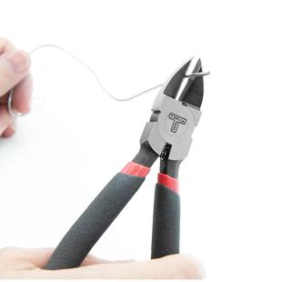 优利德拓利亚双色沾塑手柄斜口钳EP041003