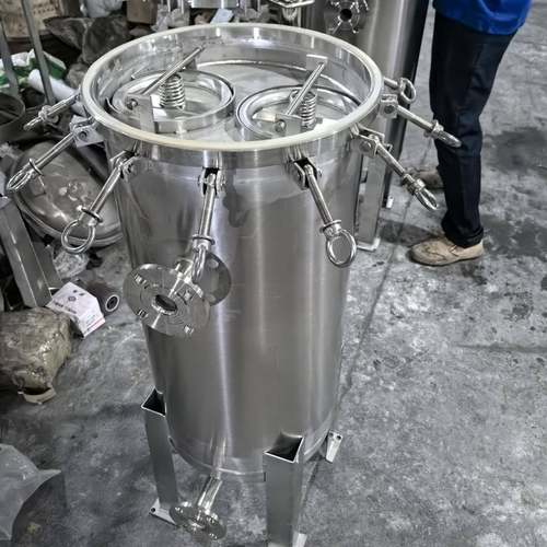 湛蓝纯304材质2袋多袋式过滤器污水过滤器