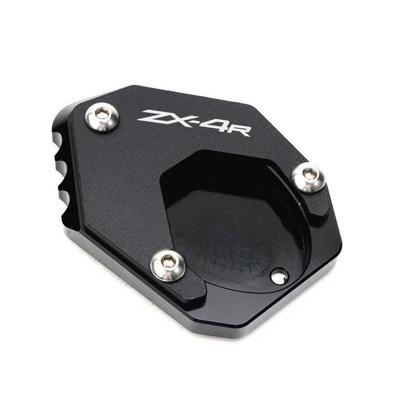 适用机车川崎ZX4R ZX4RR 改装铝合金边撑加大垫平稳加大座配件