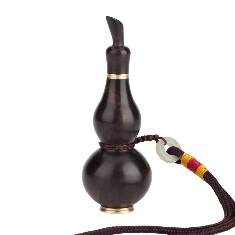 益德成鼻烟壶乌木葫芦鼻烟壶中国风非遗礼品送领导春节过年礼品
