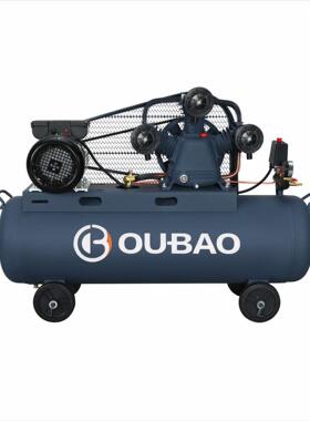 欧堡皮带式空压机100L皮带机DF3065单相3KW/4HP