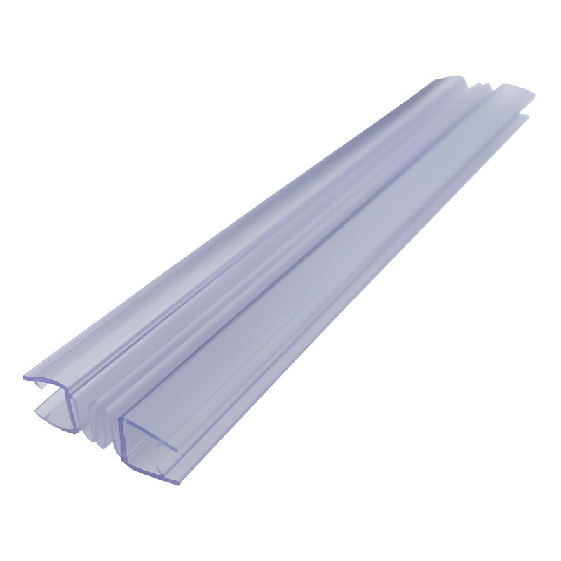 淋浴房配件浴室玻璃隔断推拉门密封防风挡水封边风琴连体胶条